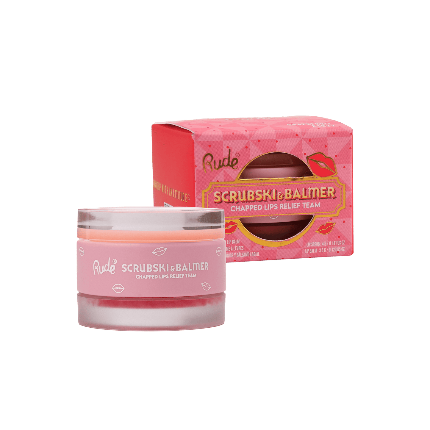 Scrubski & Balmer Lip Exfoliator & Lip Balm Grapefruit