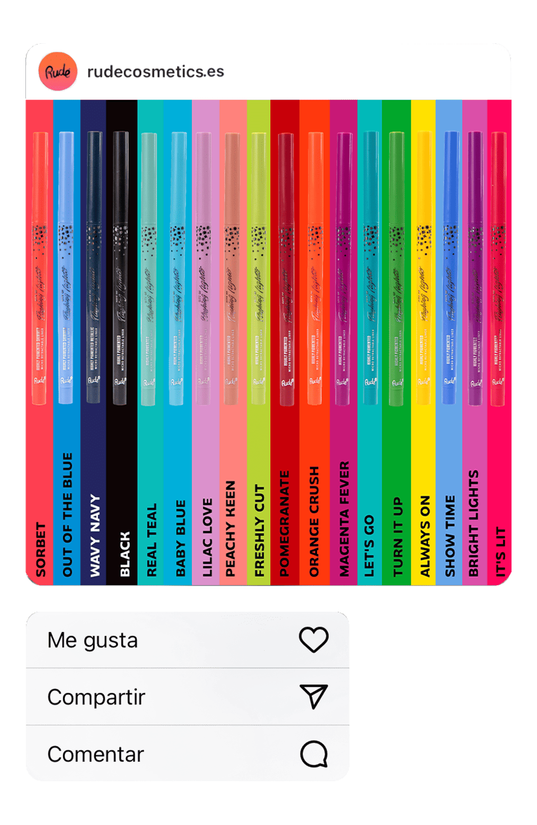 City of Flashing Lights Micro Retractable Liner Turn It Up