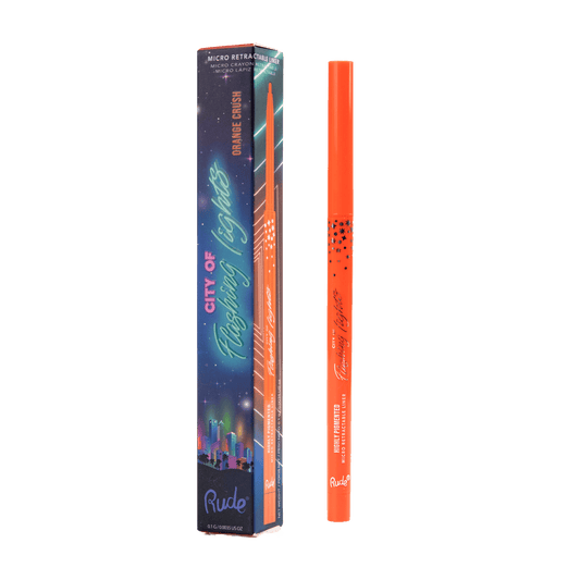 Cidade das Luzes Piscantes Micro Forro Retrátil Laranja Esmagar