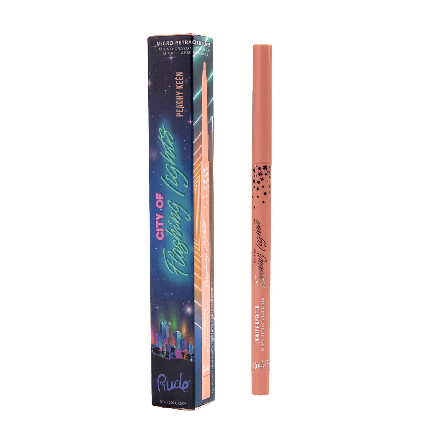 Forro retrátil micro City of Flashing Lights Peachy Keen