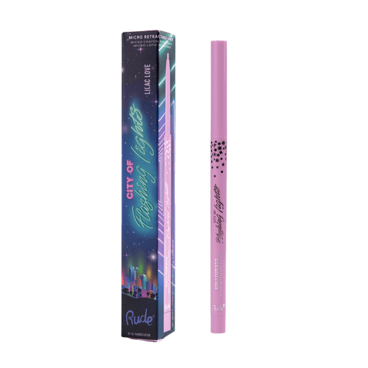 Cidade das Luzes Piscantes Micro Forro Retrátil Lilás Amor