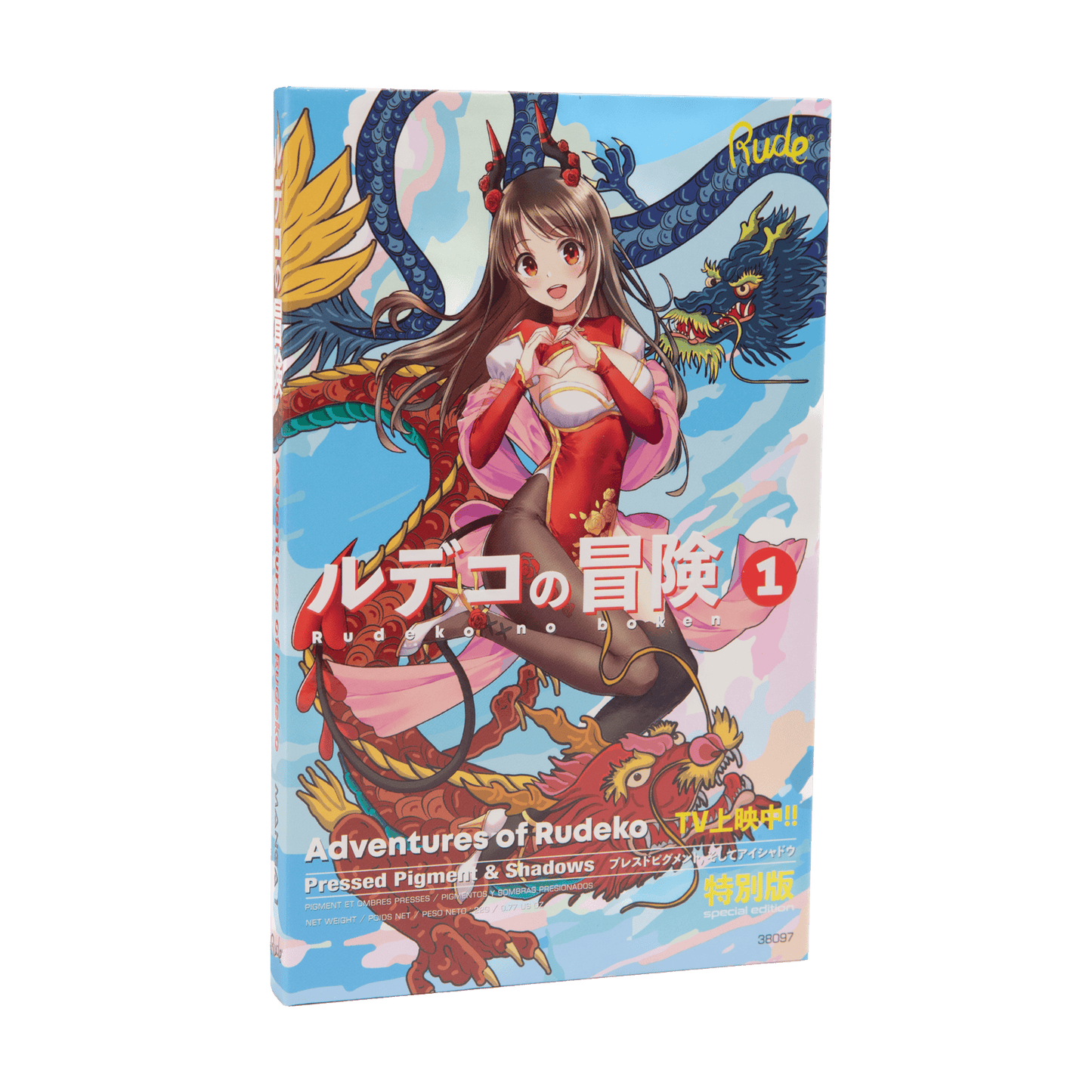 Paleta de coleção de manga Adventures of Rudeko