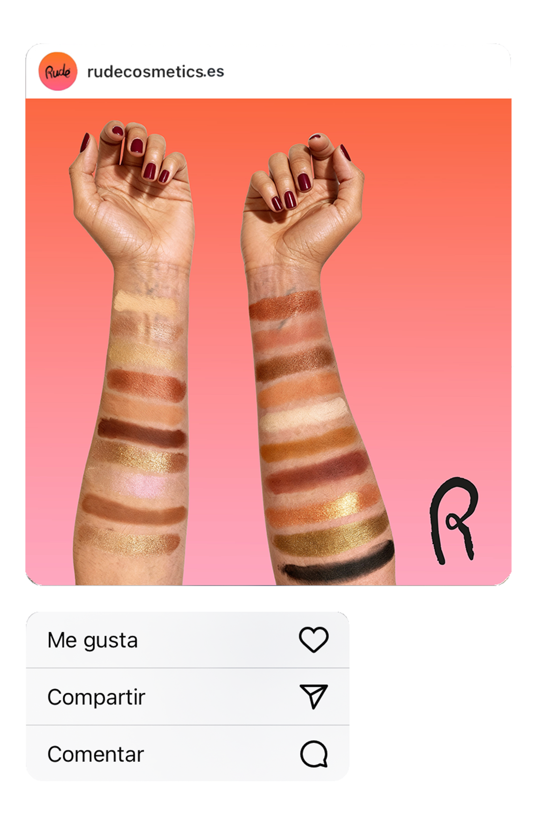 A indulgência da paleta de sombras dos anos 20