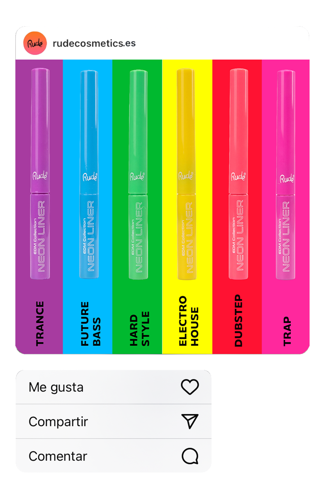 Coleção EDM Neon Liners Future Bass