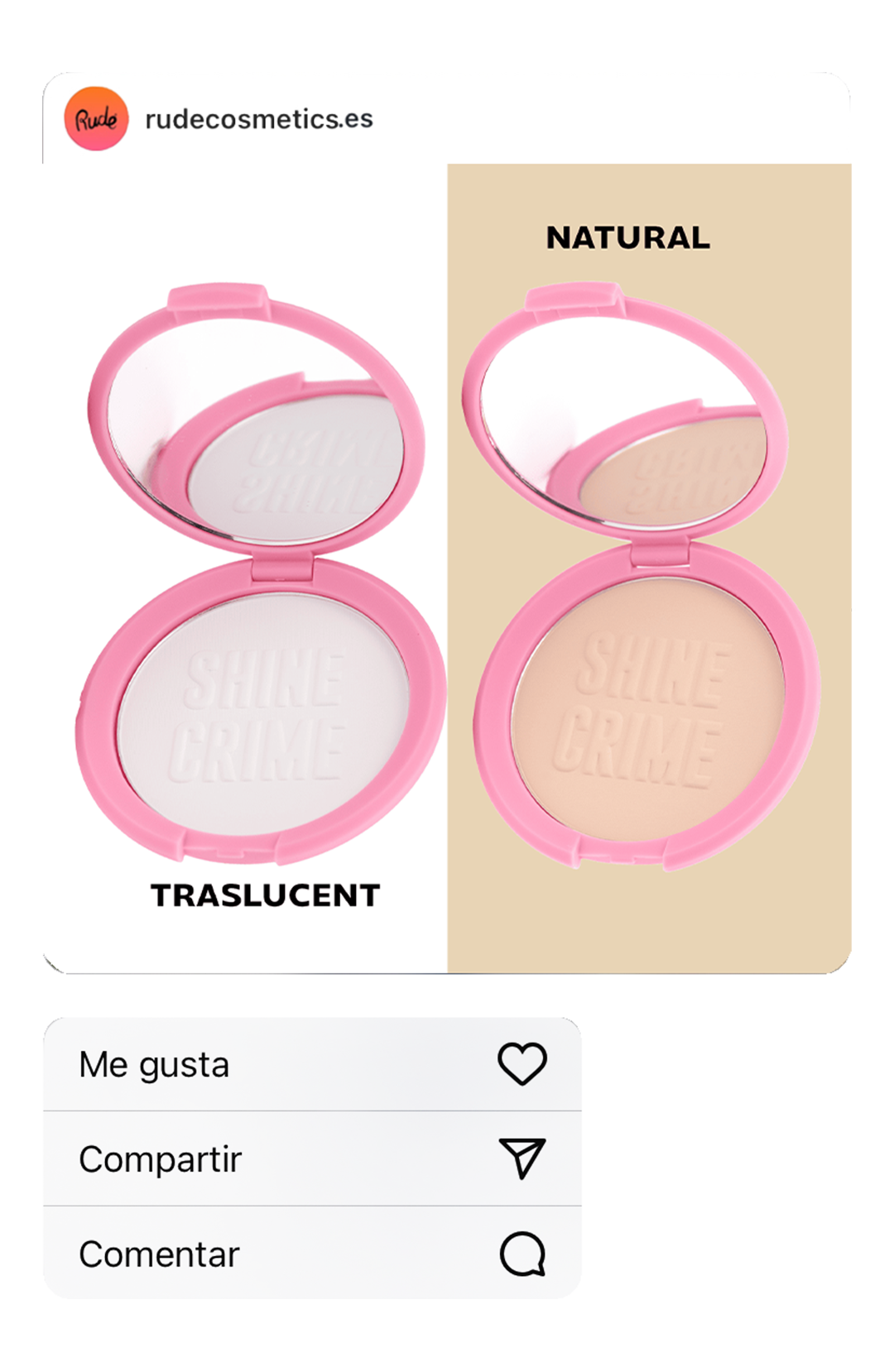 Shine Crime Anti-Shine Blotting Powder Traslucent