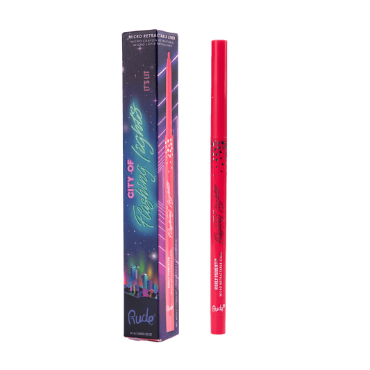 Cidade das Luzes Piscantes Micro Forro Retrátil Está Iluminado