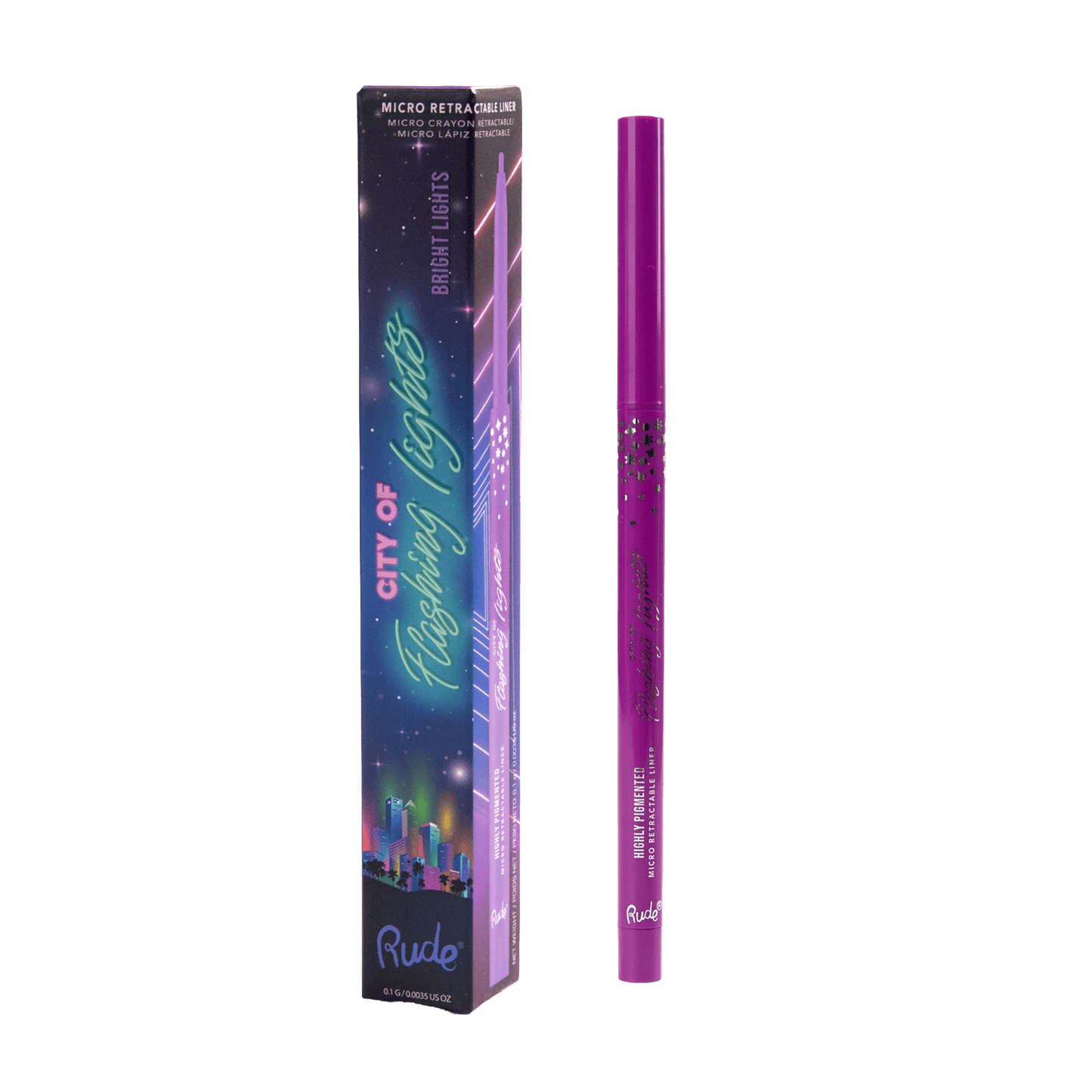 Cidade das Luzes Piscantes Micro Forro Retrátil Luzes Brilhantes