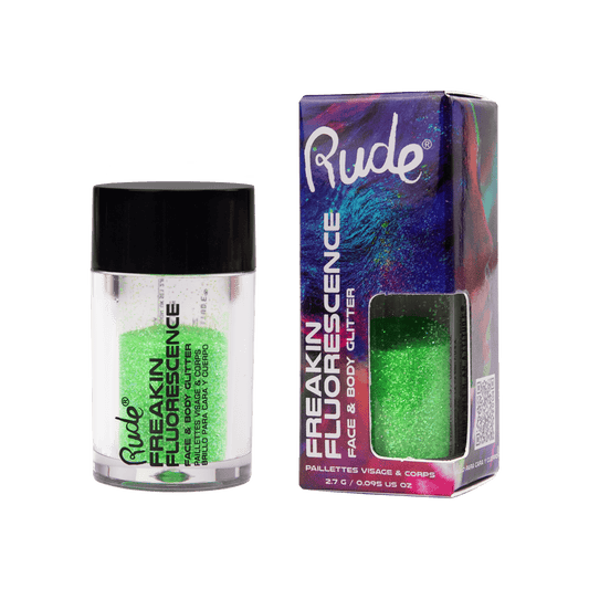 Freakin Flourescence Face & Body Glitter Rave Wave